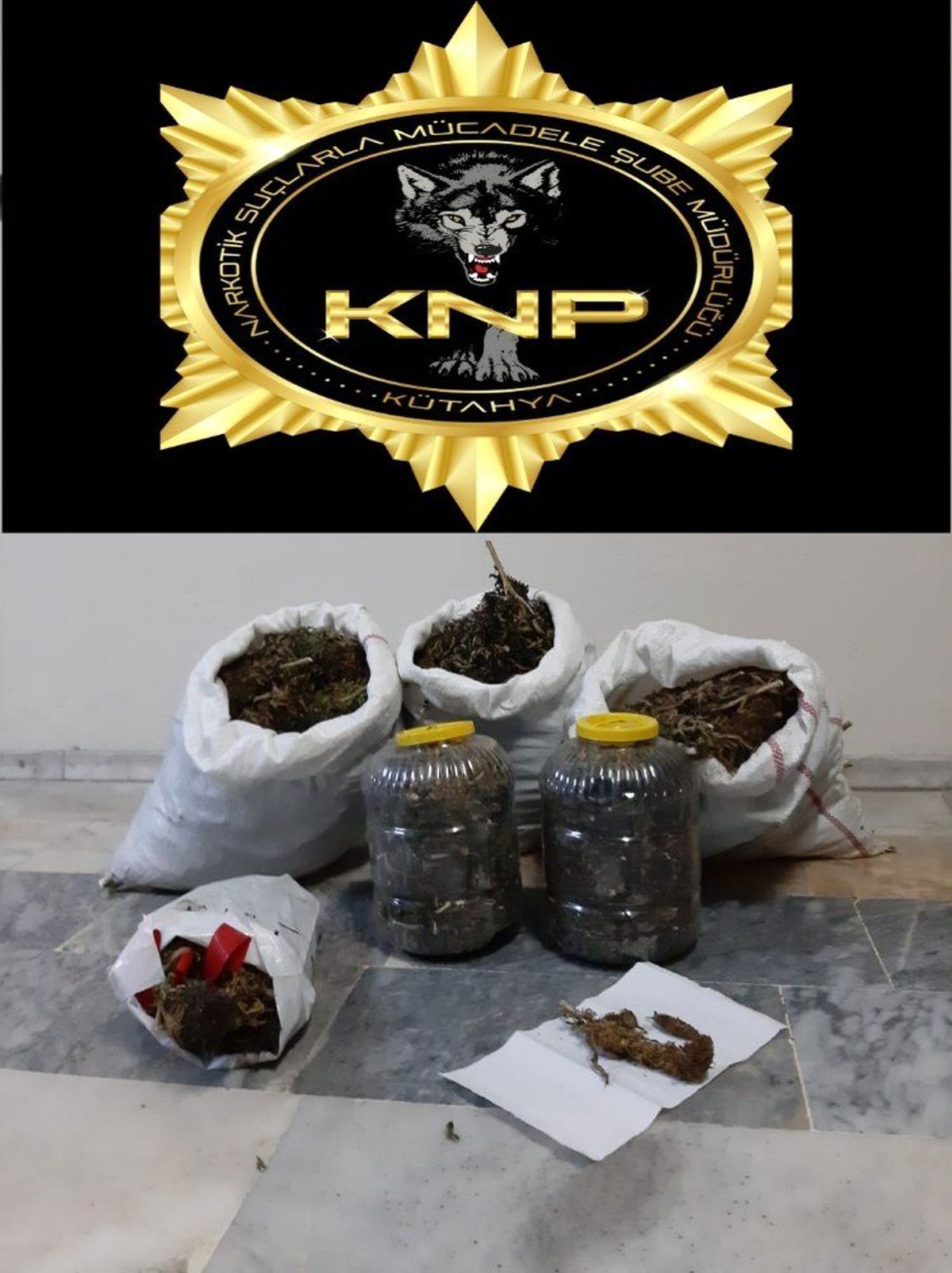 Kütahya\'da 15 kilo esrar ele geçirildi