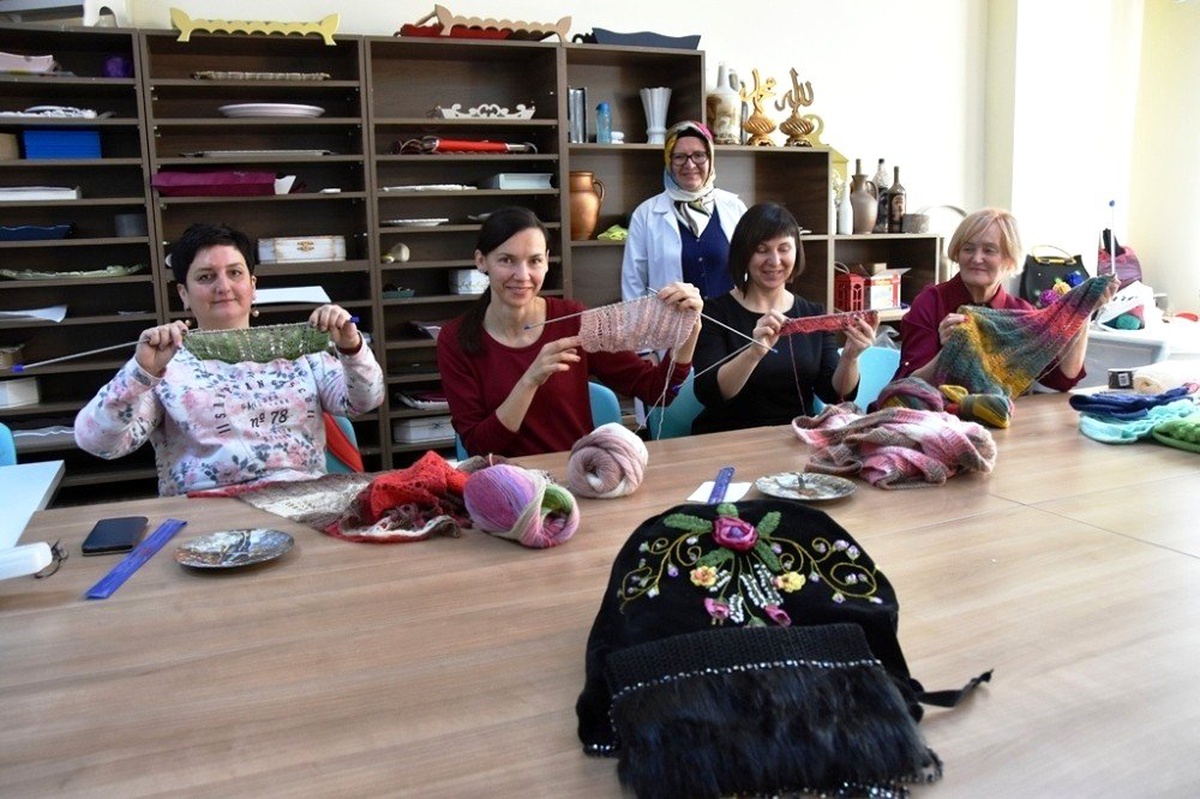 Litvanya\'dan gelen kursiyerler, Kocasinan Akademi\'ye hayran kaldı