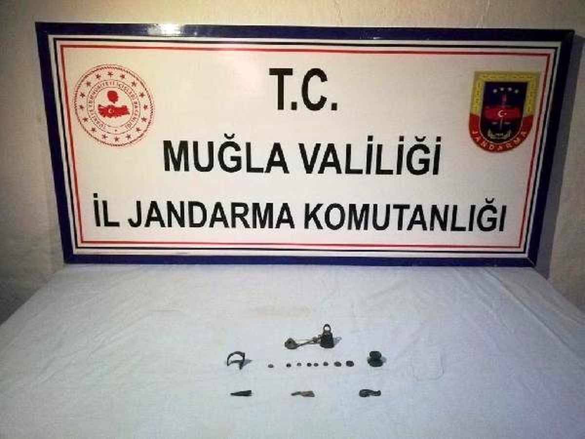 Muğla\'da tarihi eser operasyonu: 1 gözaltı