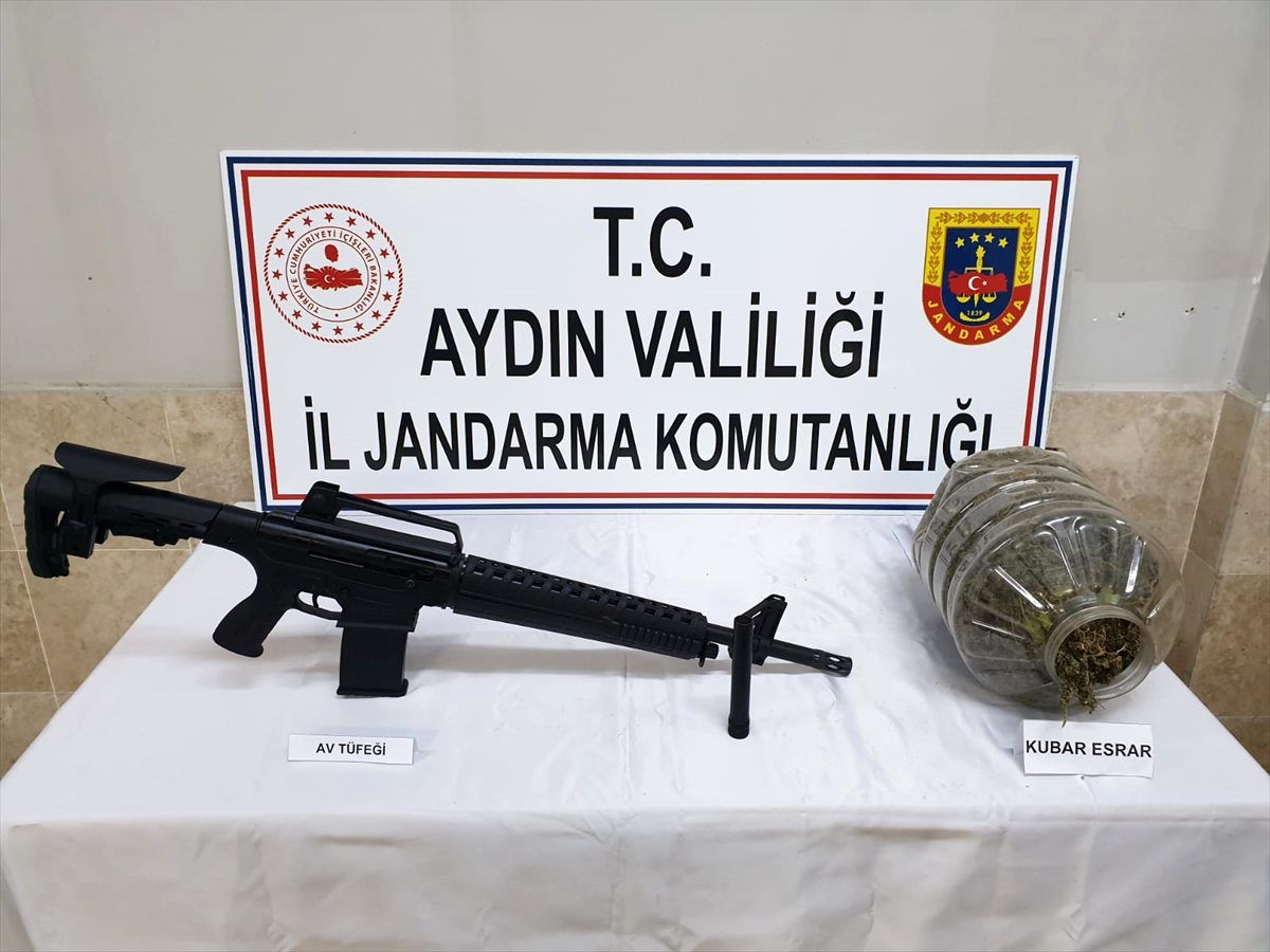 Nazilli\'de 1,5 kilogram esrar ele geçirildi