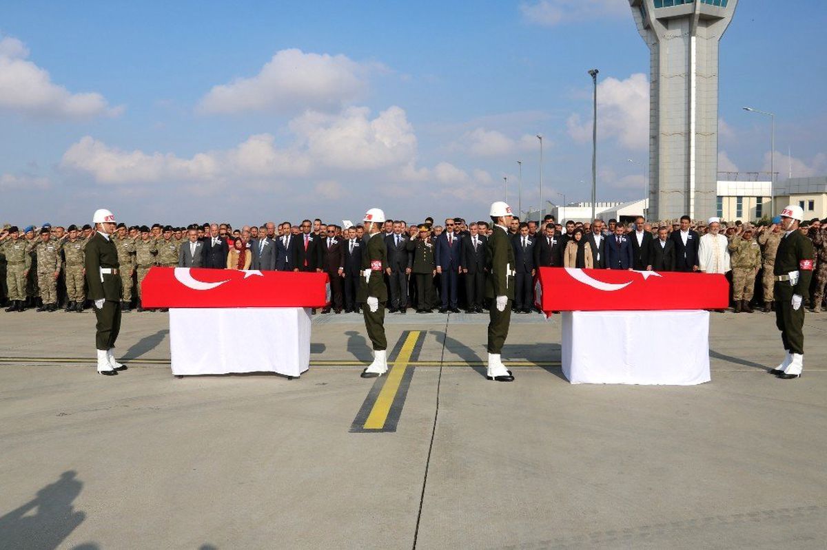 Şanlıurfa\'da şehit olan 2 asker memleketlerine uğurlandı