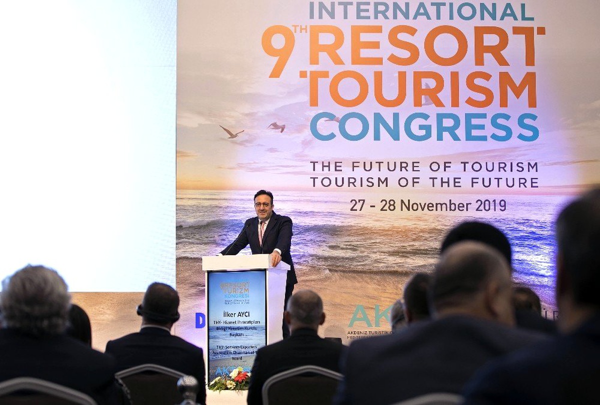 Seyahat dünyası 9. Uluslararası Resort Turizm Kongresi\'nde bir araya geldi