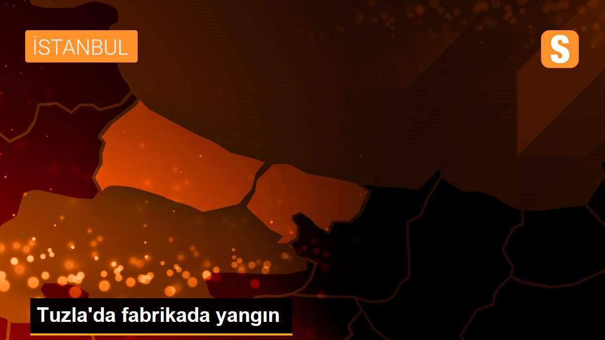 Tuzla\'da fabrikada yangın