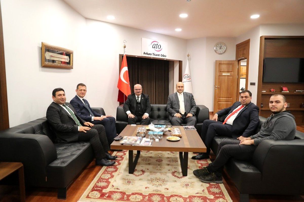 Ürkmezer ATO Başkanını ziyaret etti
