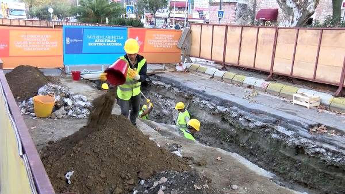 Üsküdar\'da tarihi kalıntılar bulununca duran çalışmalar tekrar başladı