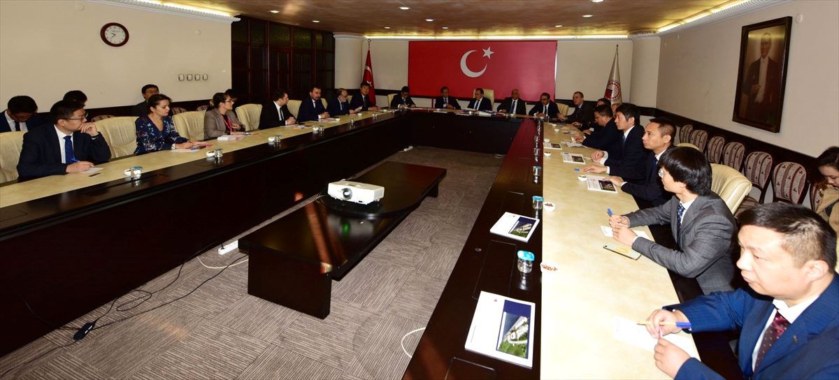 Çin heyetine, Trabzon\'daki iş olanakları konusunda bilgi verildi