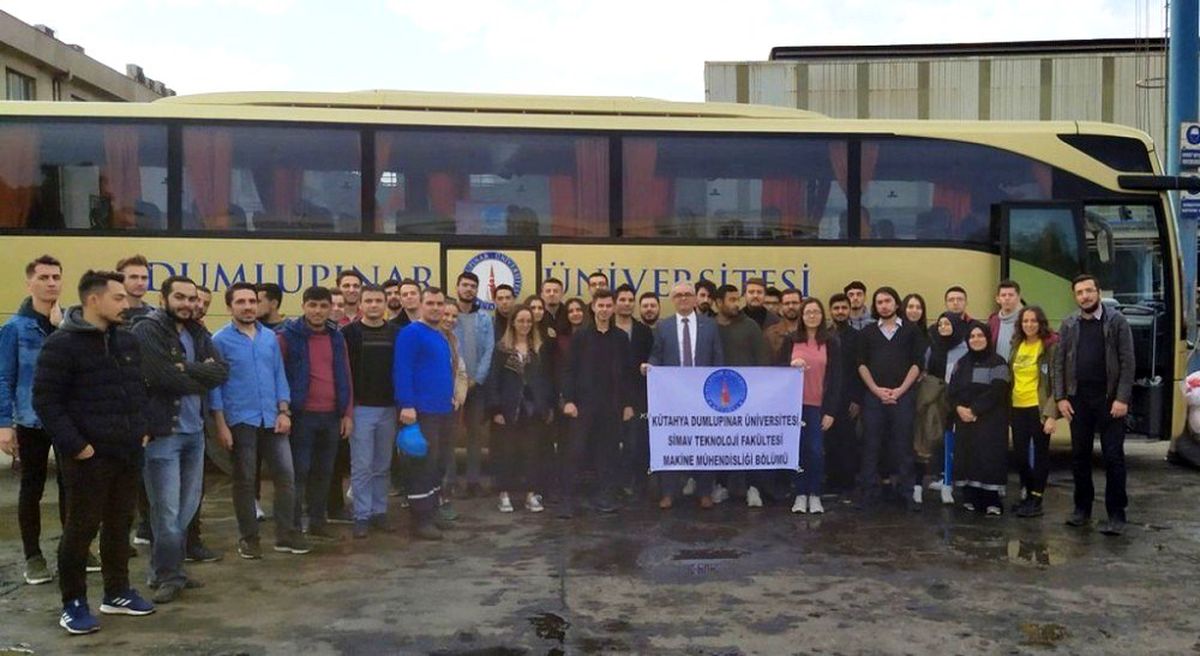 DPÜ Simav Teknoloji Fakültesi\'nden İzmir\'e teknik gezi