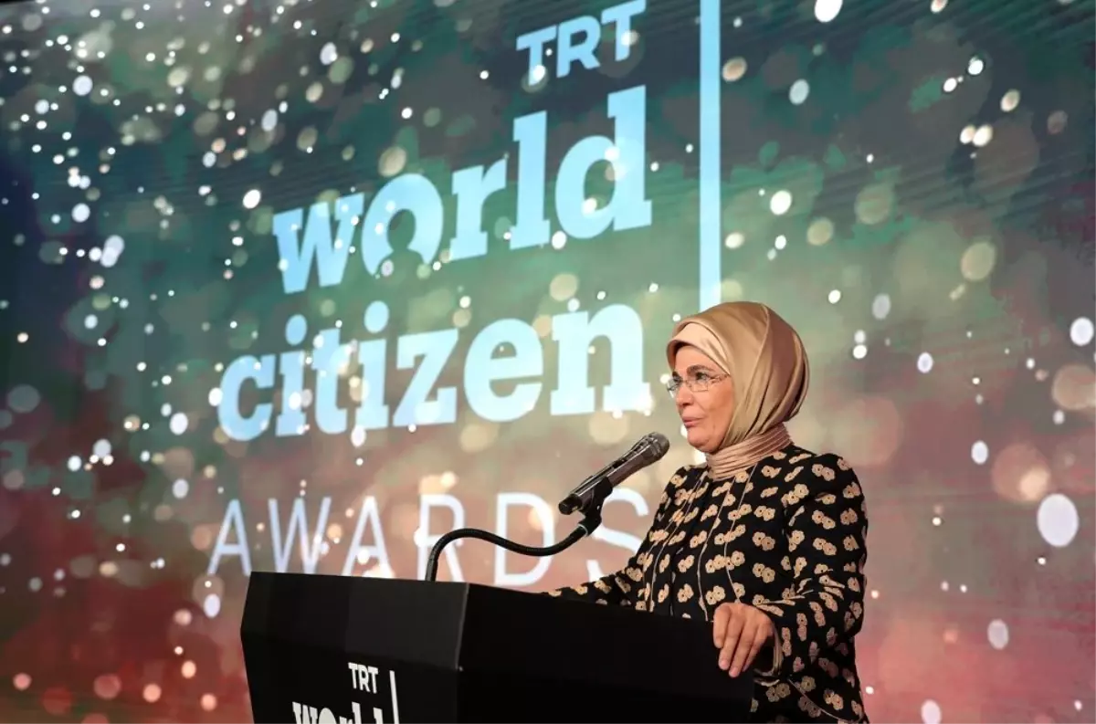 Emine Erdoğan, TRT World Citizen Ödül Törenine katıldı