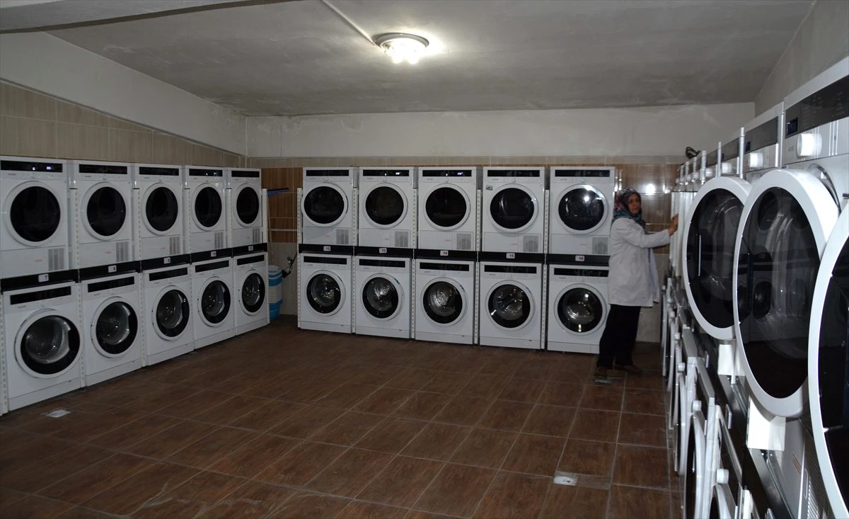 Erzurum\'da üniversite öğrencilerine ücretsiz "çamaşırhane" hizmeti