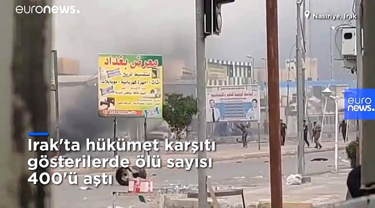 Irak\'ta hükümet karşıtı gösterilerde ölü sayısı 400\'ü aştı; göstericilerin İran\'a öfkesi artıyor