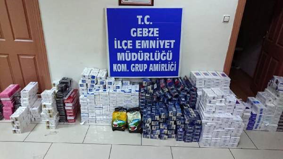 Kocaeli\'de kaçak sigara operasyonu