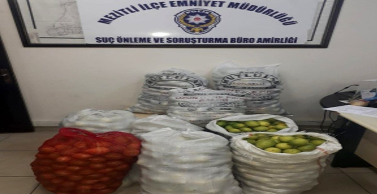 Limon hırsızları tutuklandı