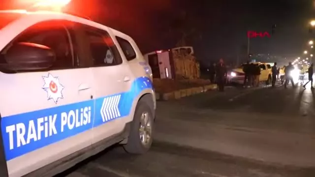 Mardin’de polis aracı ile minibüs çarpıştı 2’si polis, 7 yaralı Son