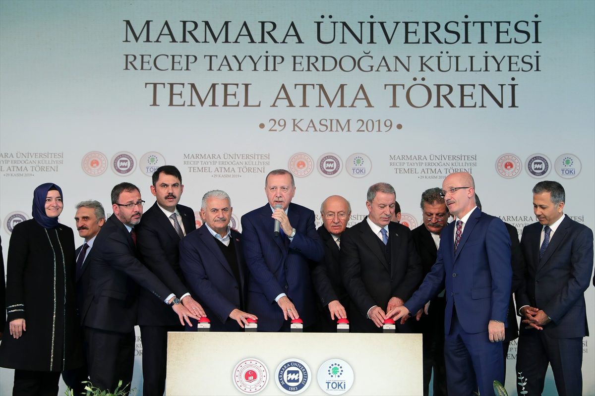 Marmara Üniversitesi Recep Tayyip Erdoğan Külliyesi Temel Atma Töreni
