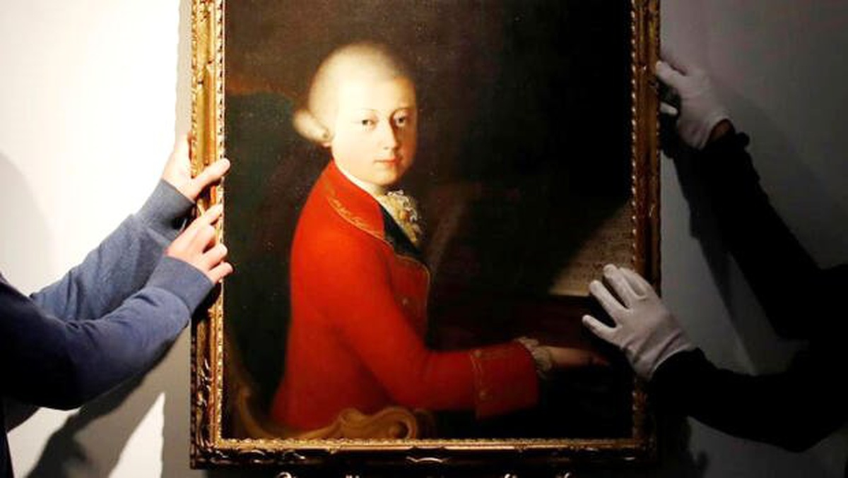 Mozart\'ın çocukluk portesi 4 Milyon Euro\'ya satıldı