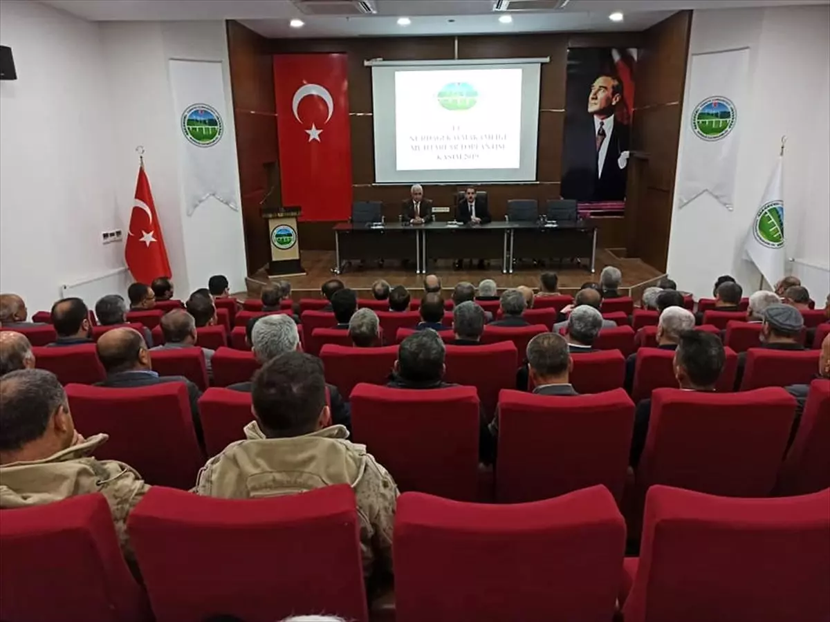 Nurdağı\'nda muhtarlarla istişare toplantısı yapıldı