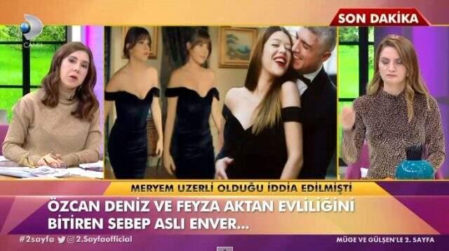 Özcan Deniz ve Feyza Aktan'ın evliliğini Aslı Enver hayranlığı mı bitirdi?
