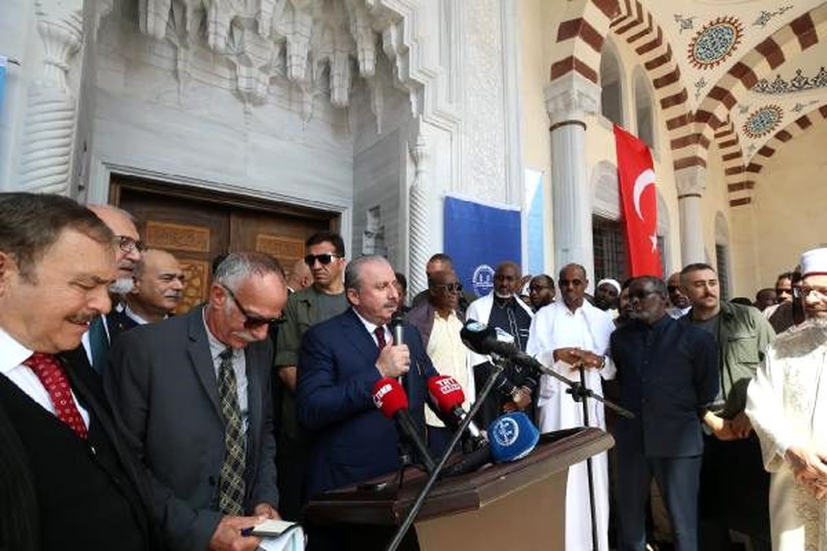TBMM Başkanı Şentop, Cibuti Sultan 2. Abdülhamid Han Camii açılışını yaptı