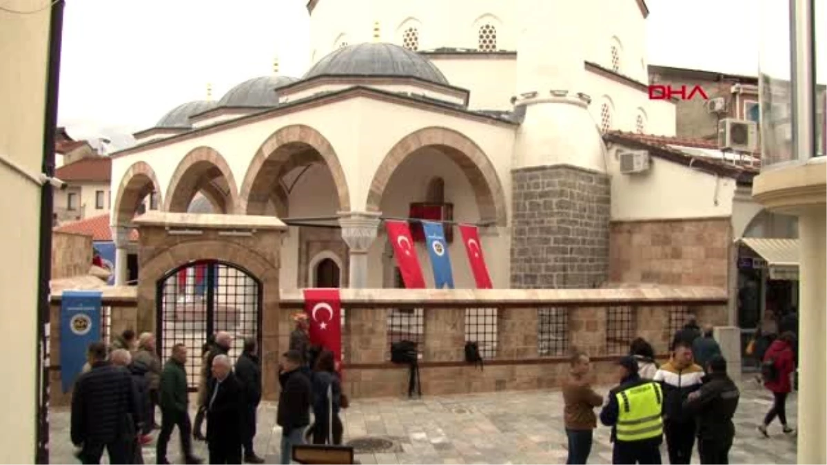 Türkiye\'nin restore ettirdiği makedonya\'daki cami, törenle açıldı