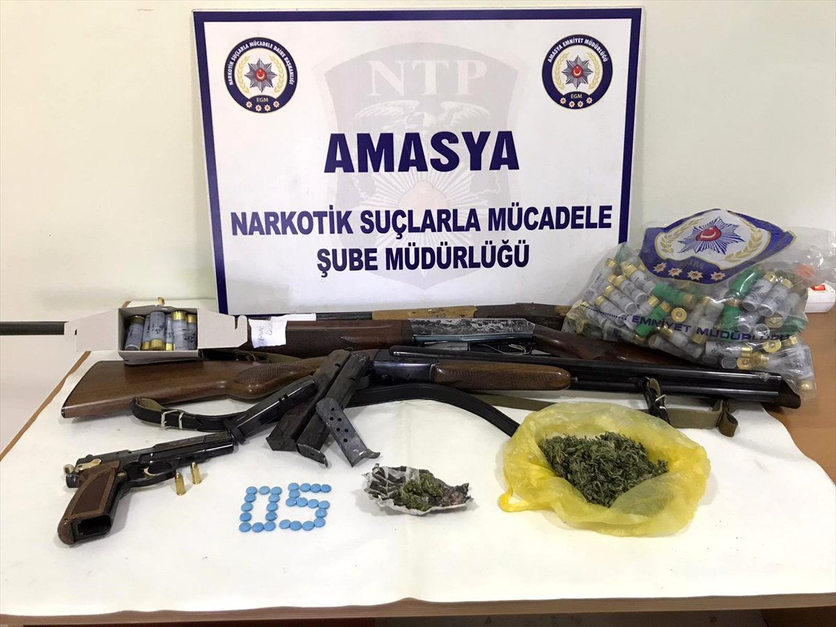 Amasya\'da "torbacı" operasyonunda 9 şüpheli yakalandı