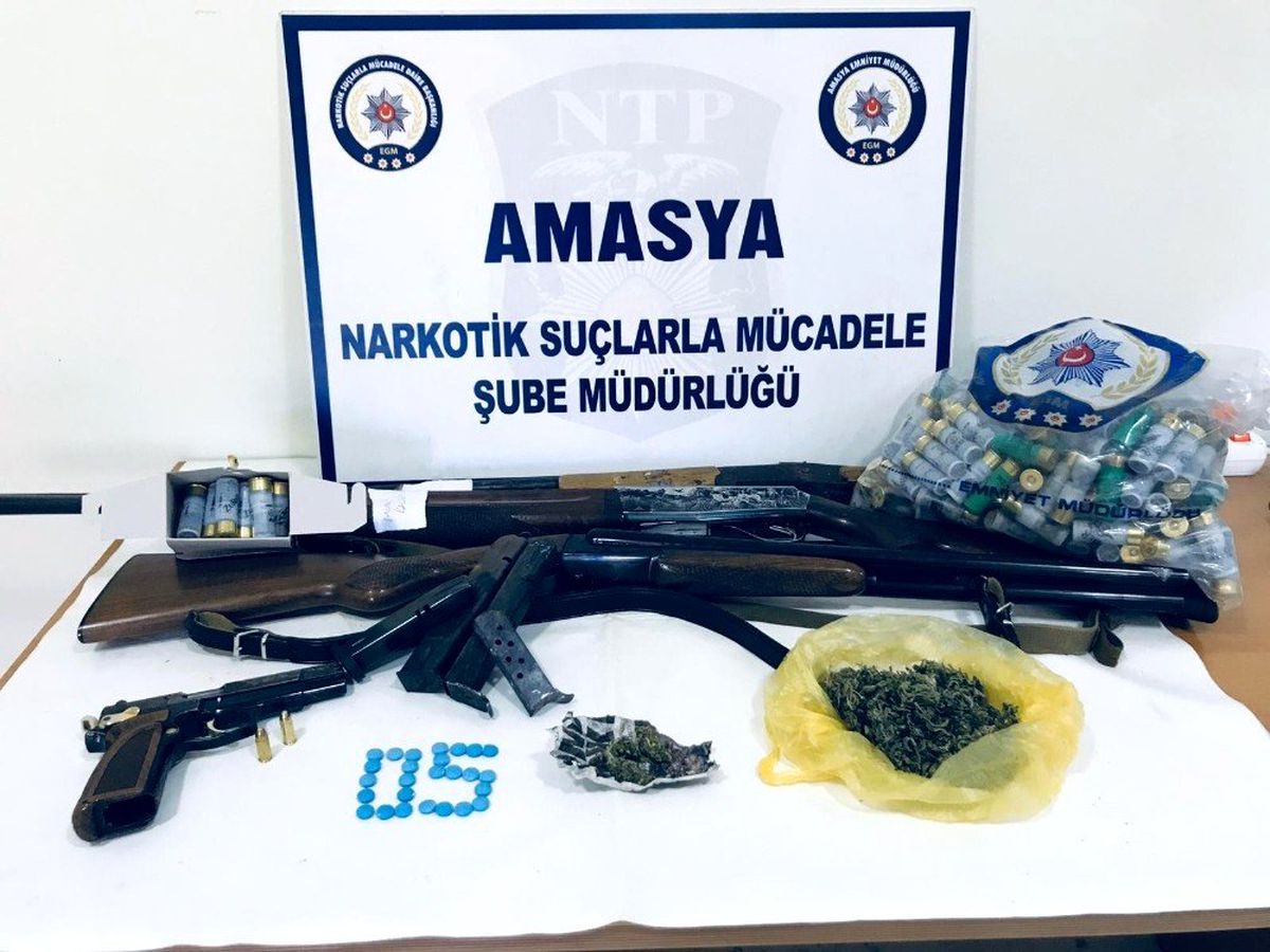 Amasya\'da uyuşturucu operasyonu: 9 gözaltı