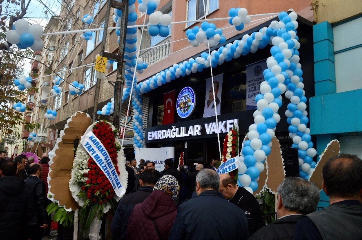 Emirdağlılar Vakfı\'nın yeni hizmet binası görkemli törenle açıldı