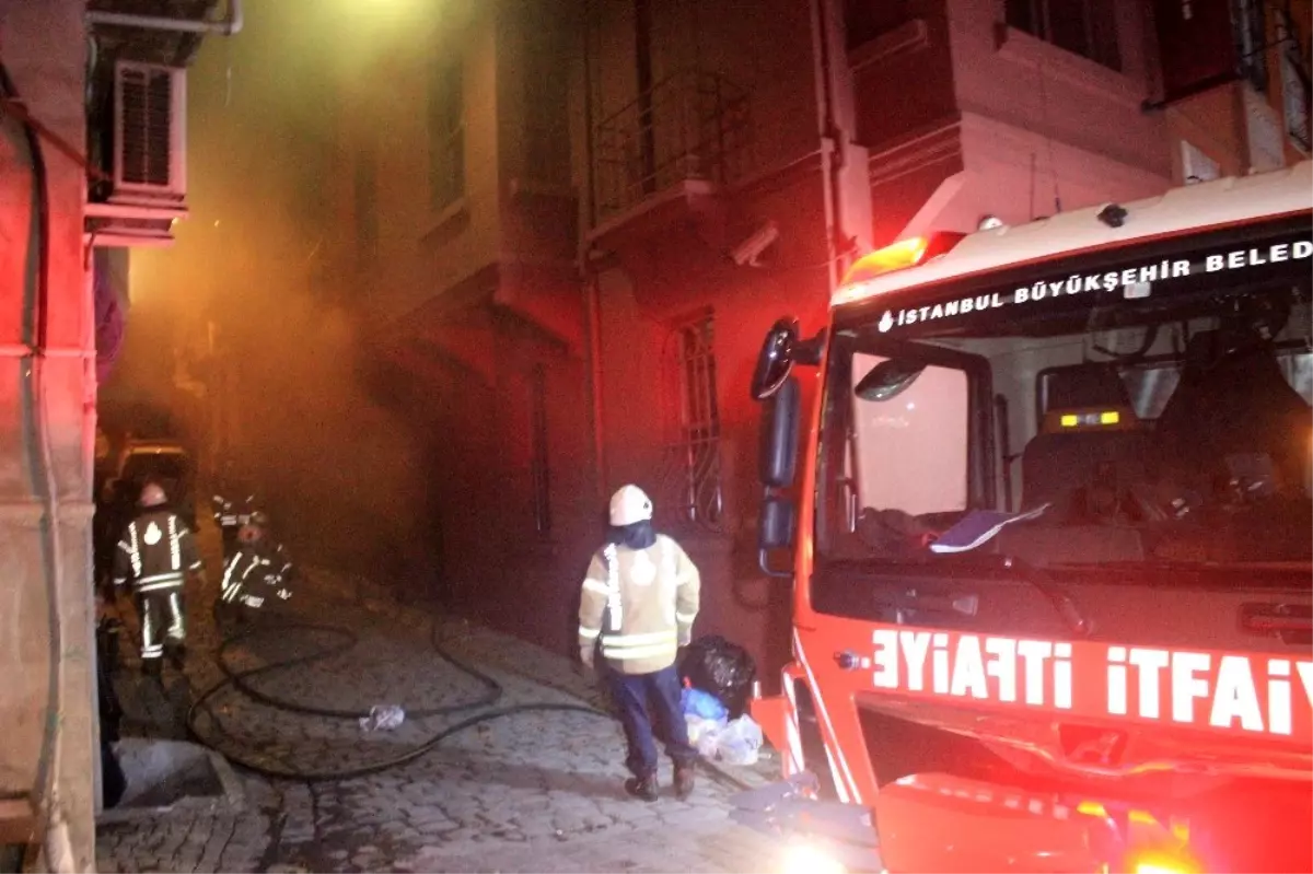 Masumiyet Müzesi\'nin bodrum katında korkutan yangın