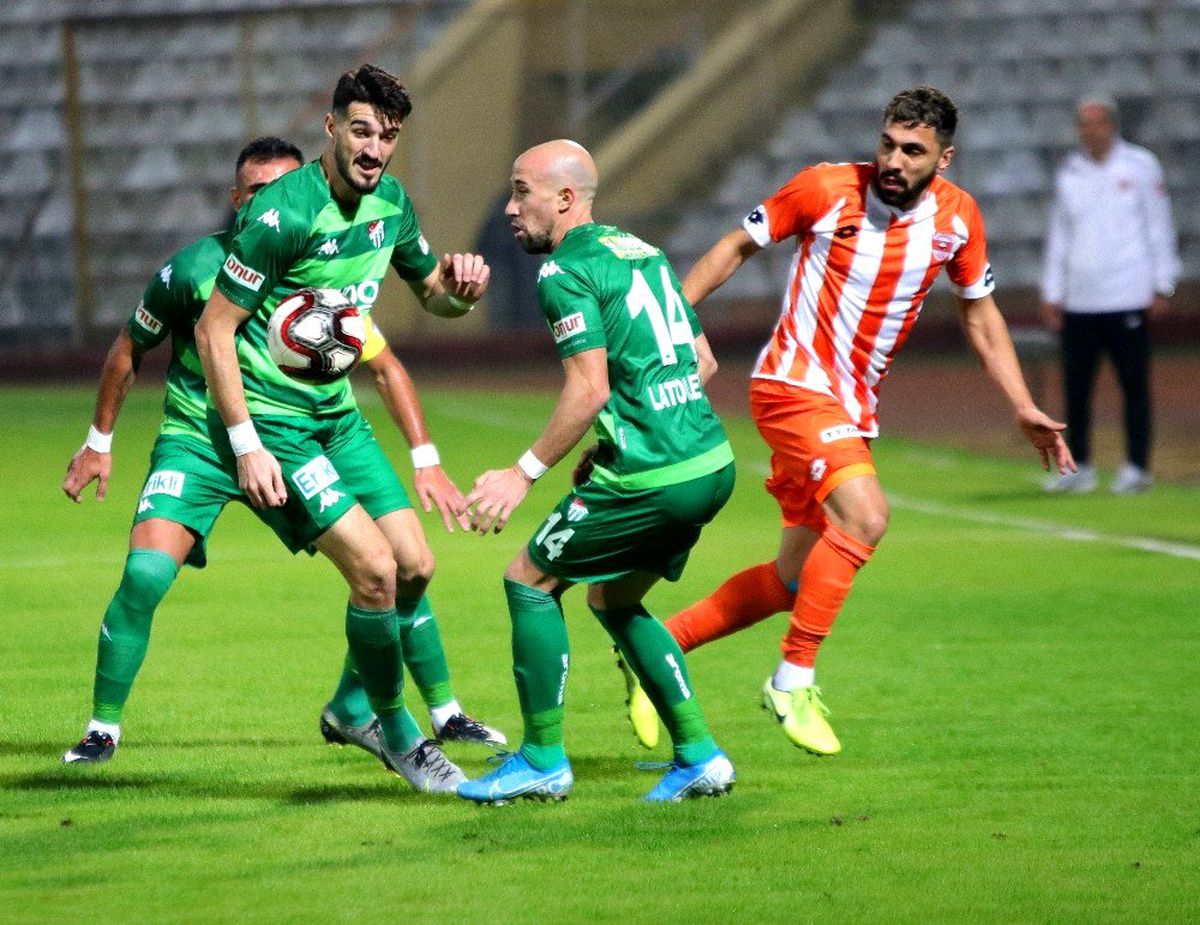 TFF 1. Lig: Adanaspor: 1 - Bursaspor: 0 (Maç devam ediyor)