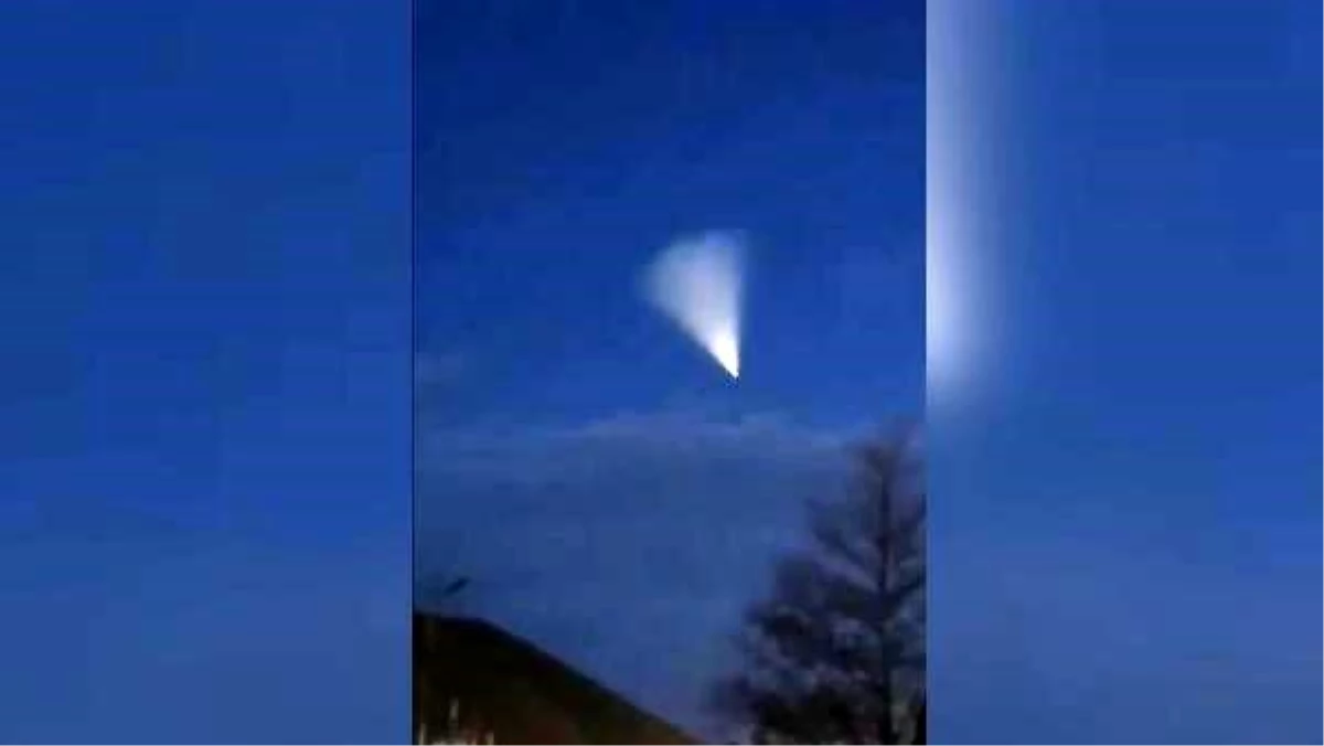 UFO sanılan cisim Rus füzesi çıktı