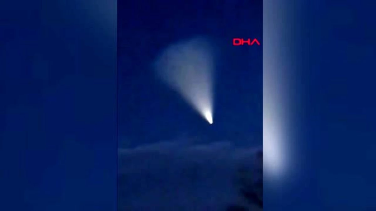 Ufo sanılan cisim rus füzesi çıktı