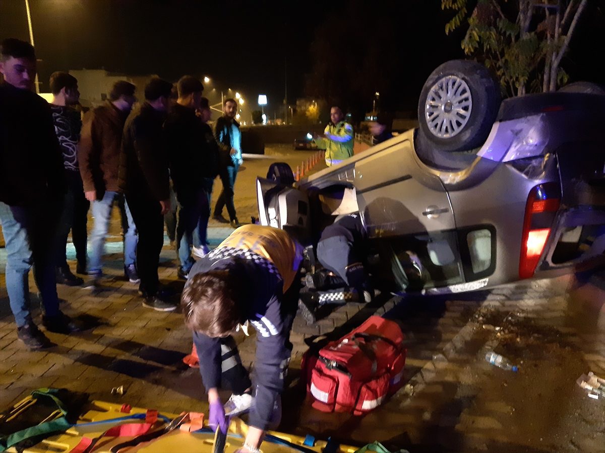 Aydın\'da otomobil takla attı: 1 ağır yaralı