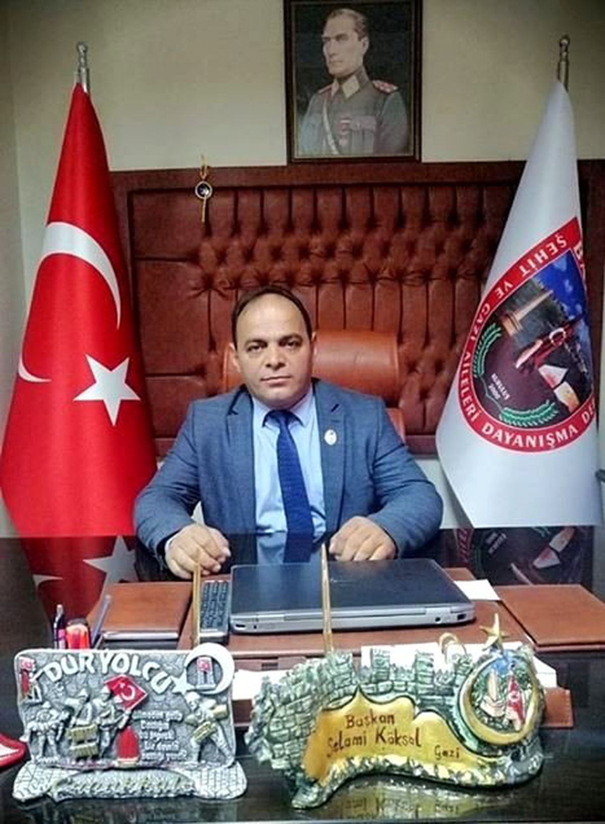 Başkan Köksal şehit isimlerini kullanarak para isteyenlere karşı vatandaşları uyardı