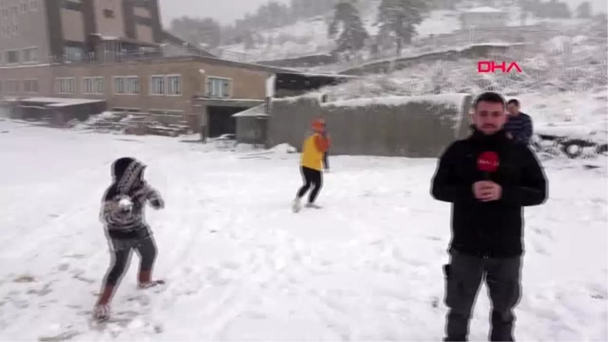 Bolu\'nun yüksek kesimlerinde yoğun kar yağışı