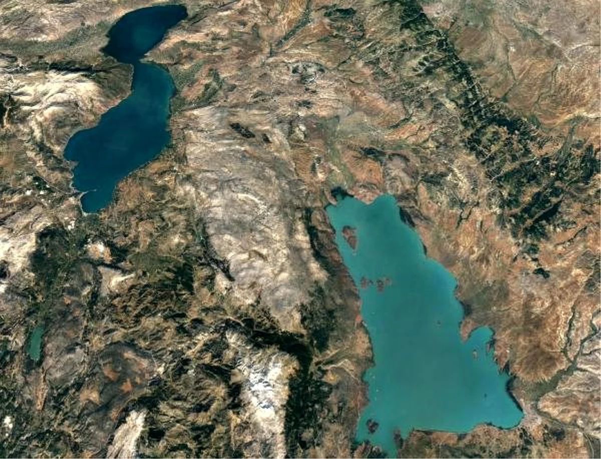 Eğirdir\'in tabandan bağlı olduğu Beyşehir Gölü de kurudu