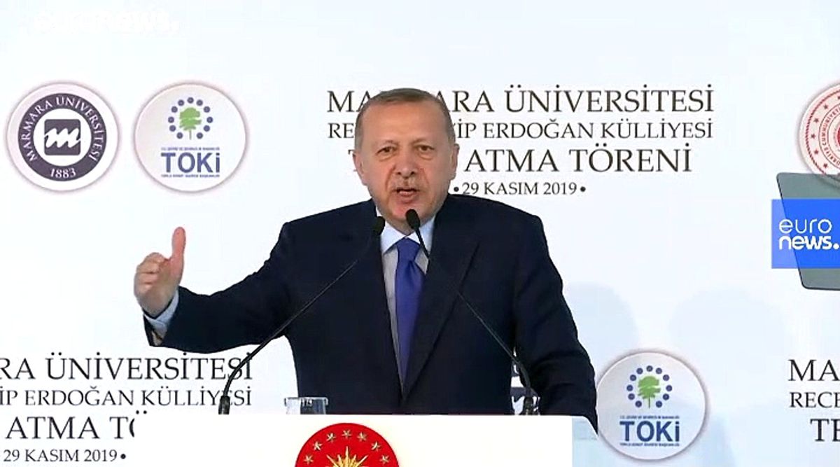 Erdoğan\'dan Macron\'a NATO göndermesi: Sen önce kendi beyin ölümünü bir kontrol ettir