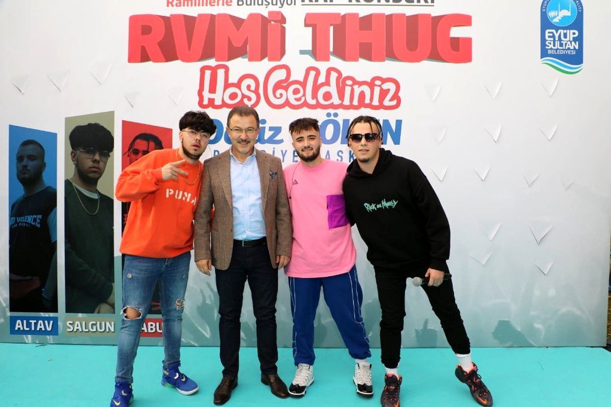 Eyüpsultan\'da rap coşkusu