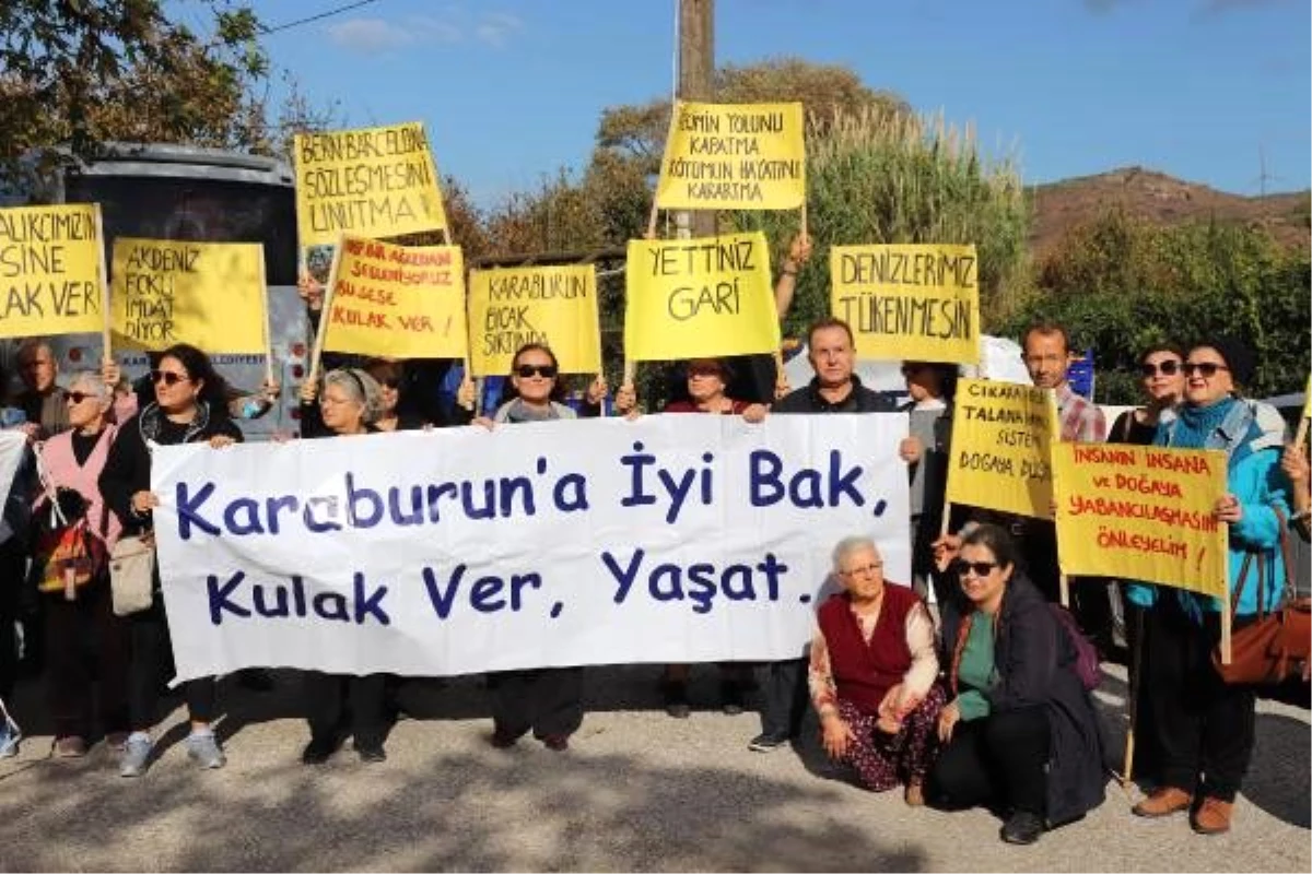 Karaburun\'da balık çiftliği protestosu