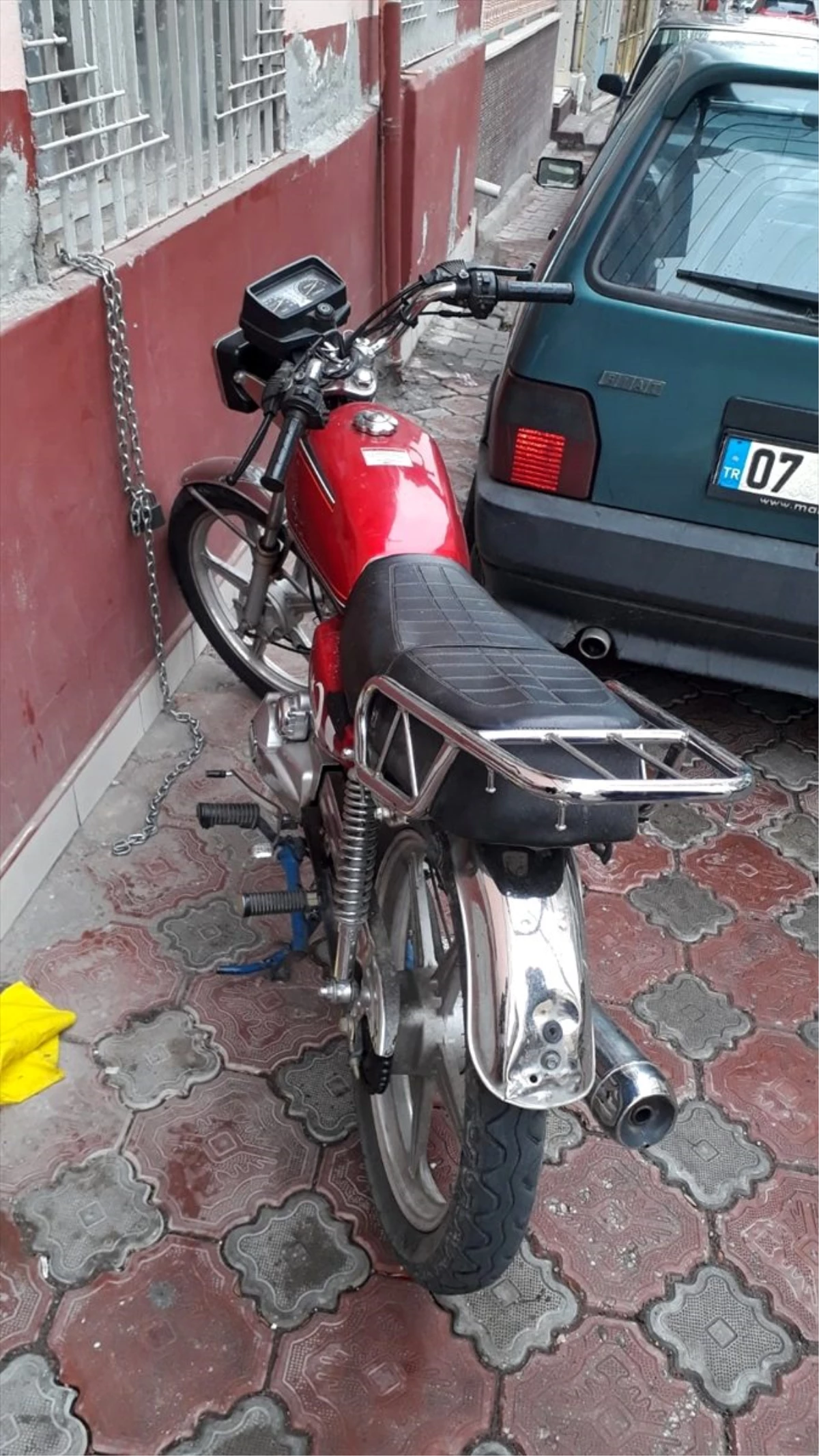 Malatya\'da motosiklet hırsızlığı iddiası