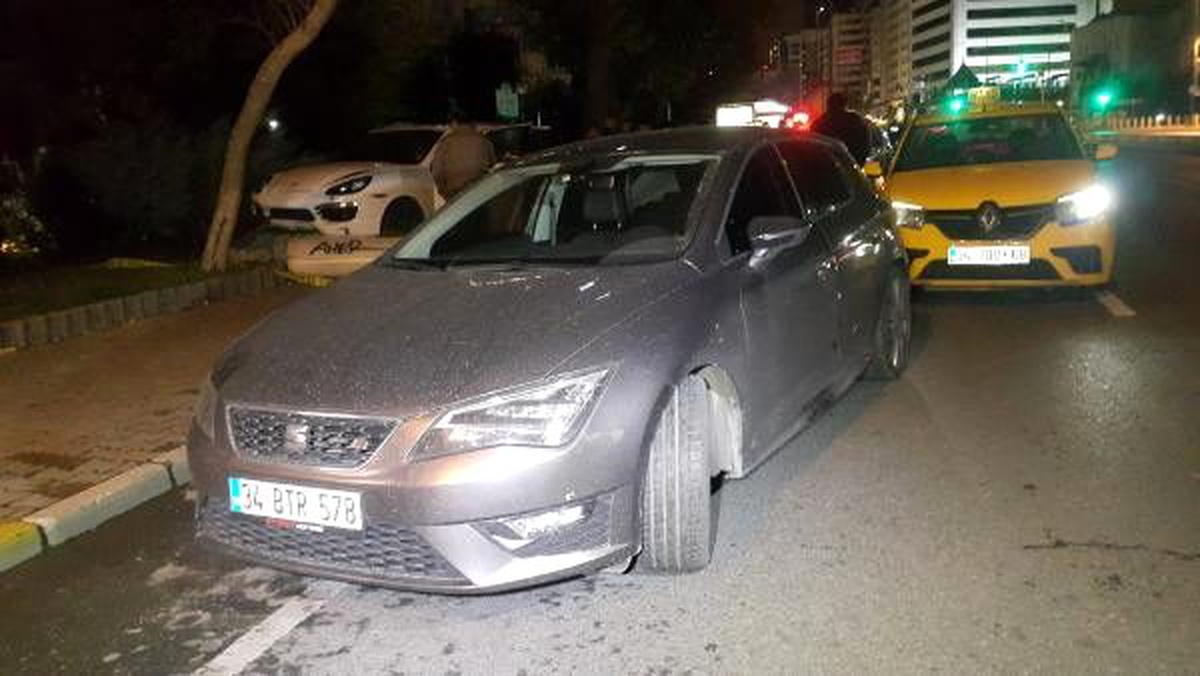 Şişli\'de cip ve otomobil kurşun yağmuruna tutuldu: 1 ağır yaralı
