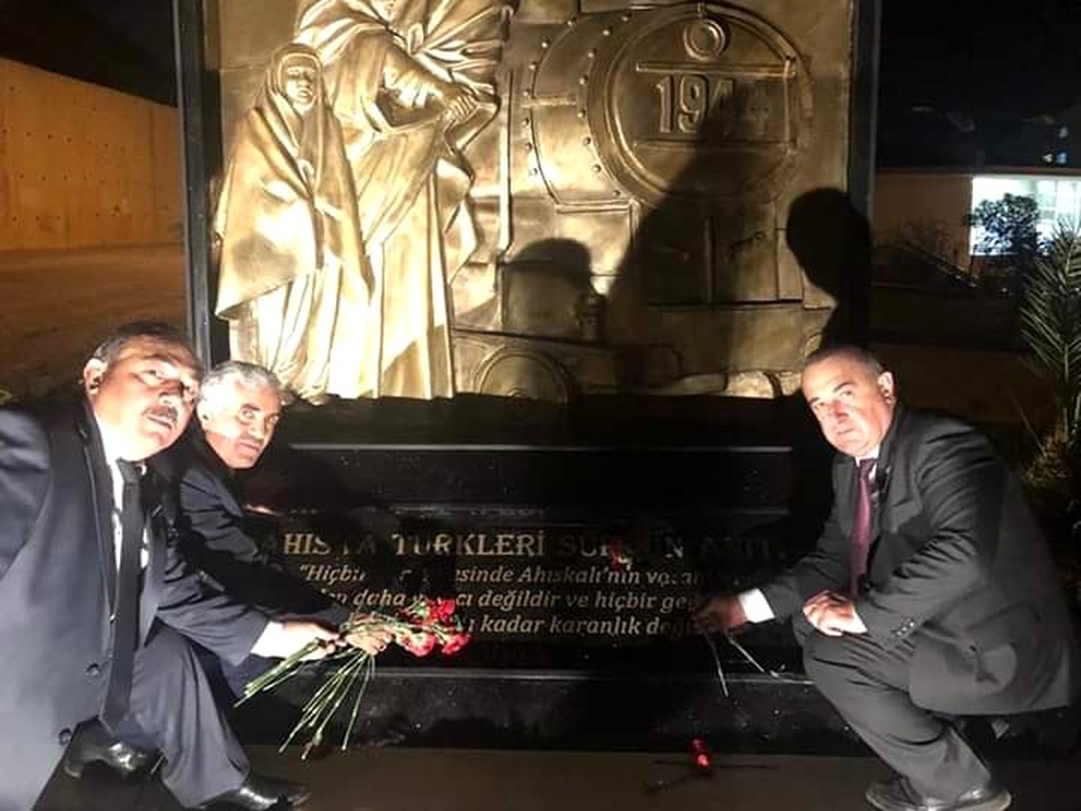 Ahıska Türkleri Sürgün Abidesinin açılışı yapıldı