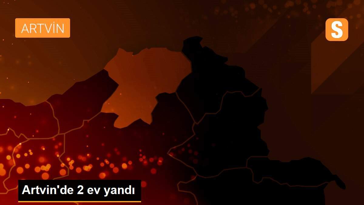 Artvin\'de 2 ev yandı