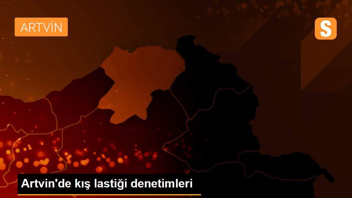 Artvin\'de kış lastiği denetimleri