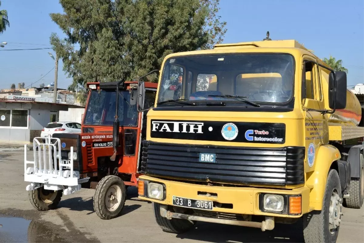 Atıl haldeki traktör ve arazöz onarılarak hizmete kazandırıldı