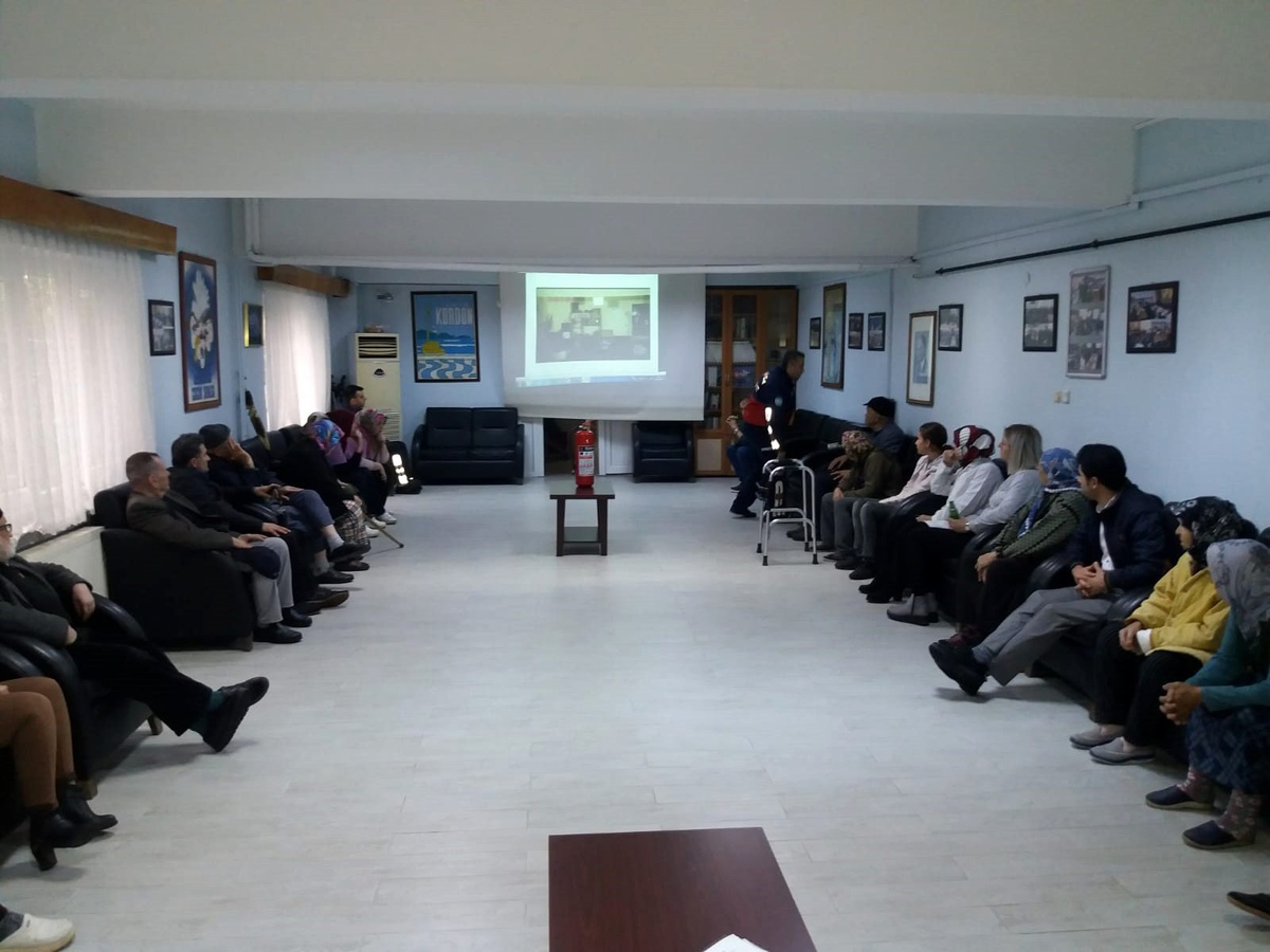 Büyükşehir İtfaiyeden huzurevinde tatbikat