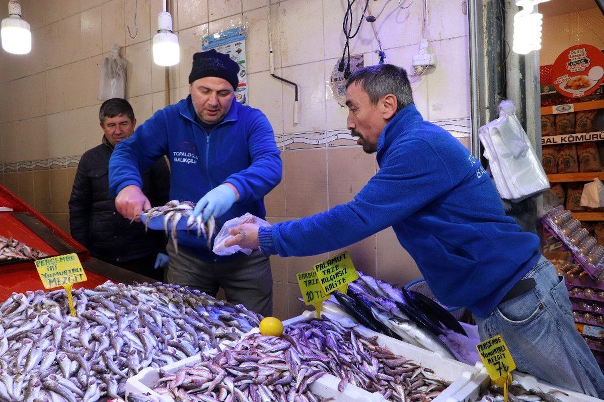 Karadeniz hamsisi 7 lira