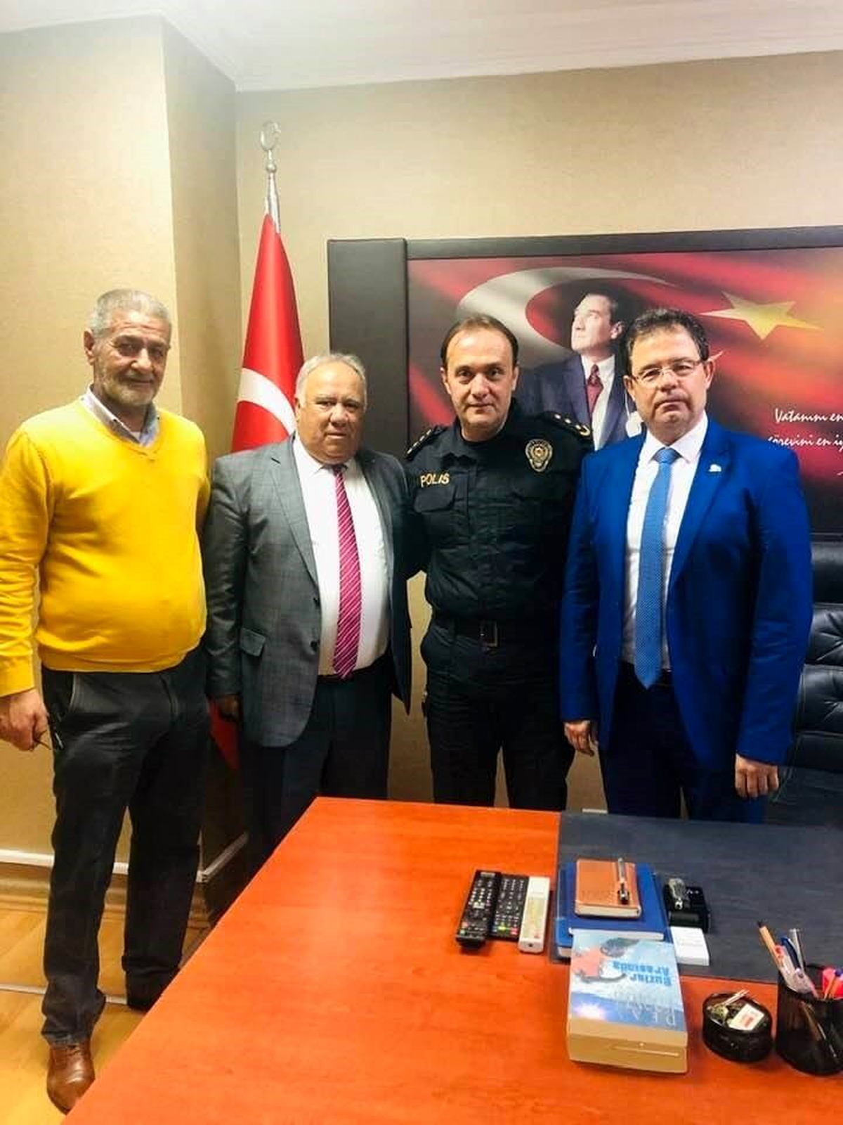 Milas esnafından Emniyet Müdürüne hoş geldin ziyareti