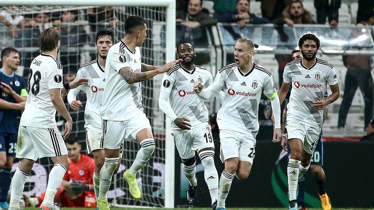 UEFA Avrupa Ligi\'nde Beşiktaş ilk puanlarını aldı, Başakşehir ve Trabzonspor sahasında yenildi