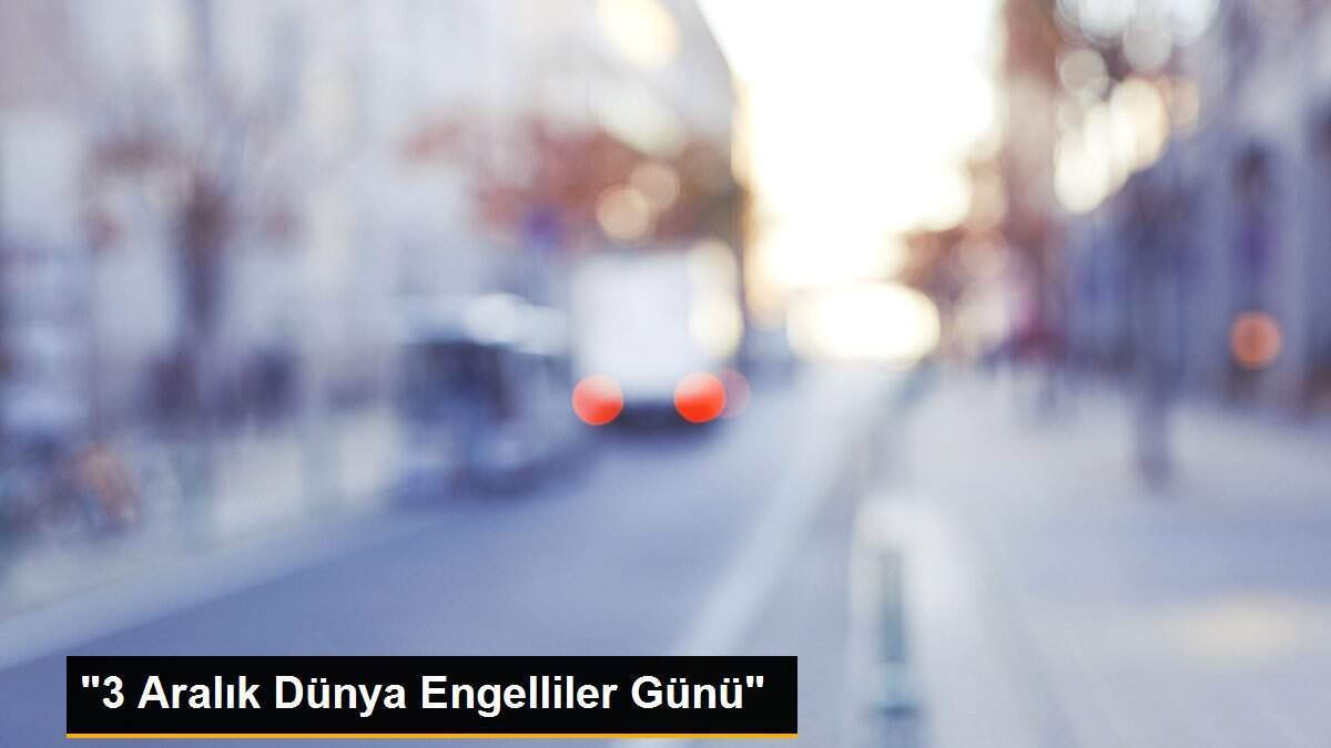 "3 Aralık Dünya Engelliler Günü"