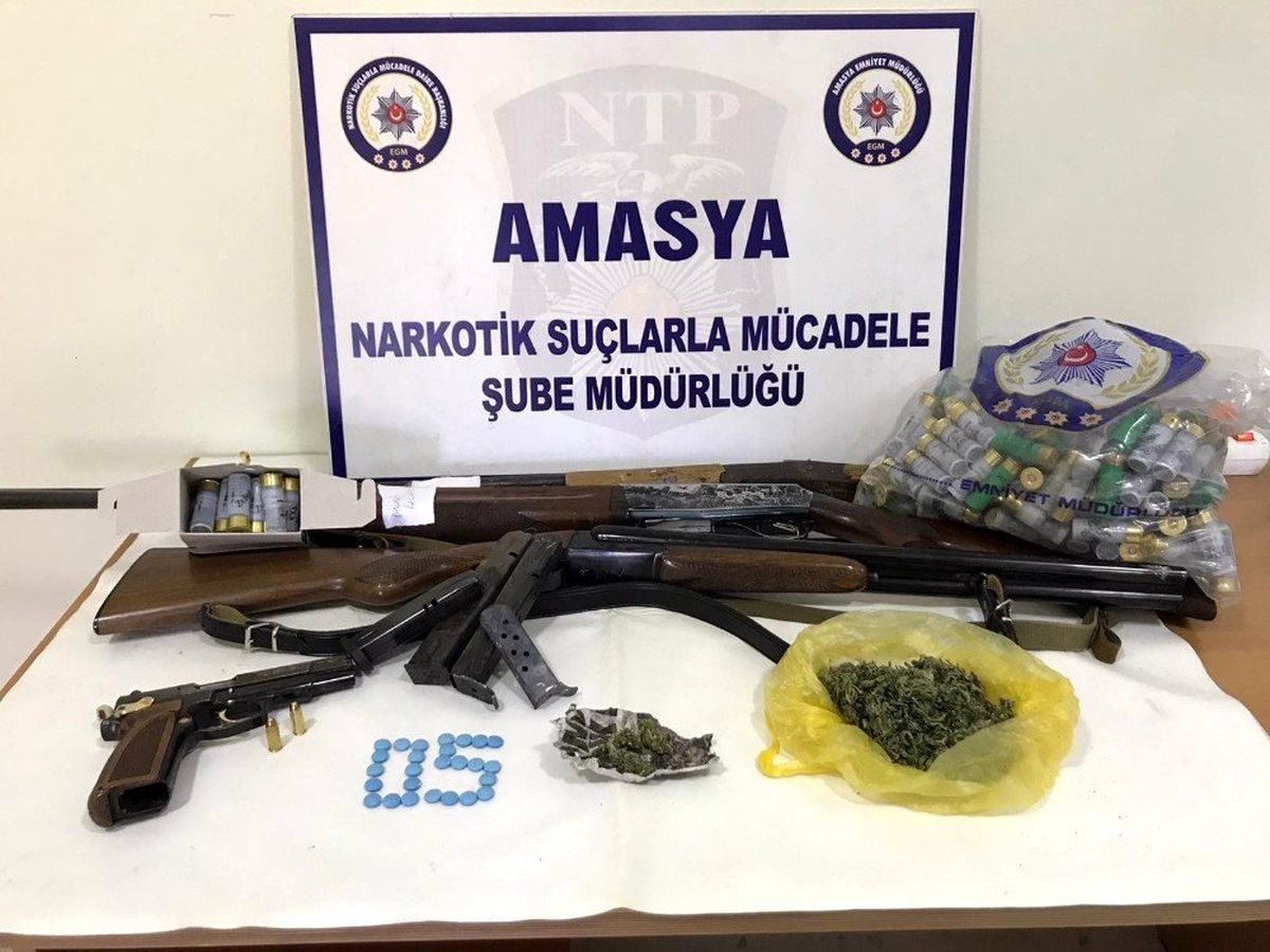 Amasya\'da uyuşturucu operasyonu: 6 tutuklama