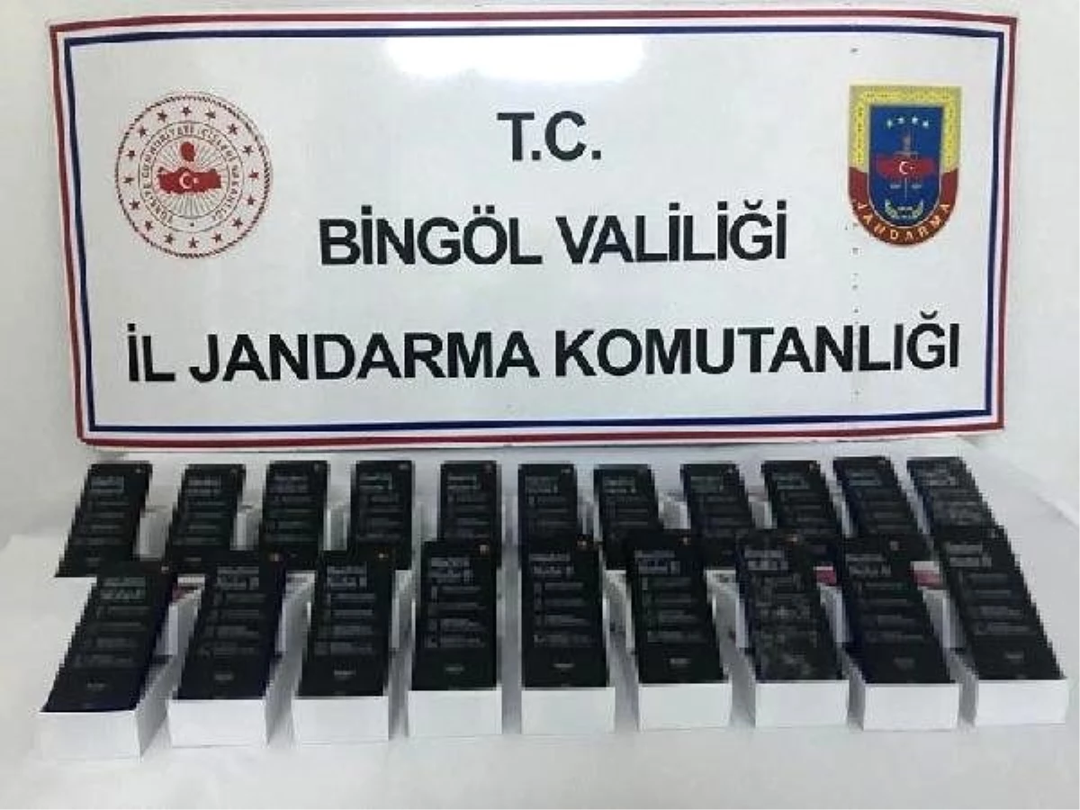 Bingöl\'de, 40 bin liralık kaçak cep telefonu operasyonu